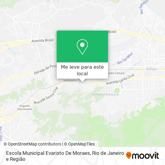 Escola Municipal Evaristo De Moraes mapa