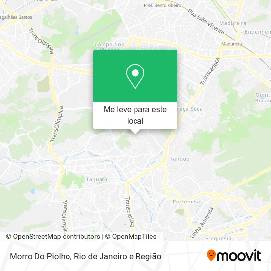 Morro Do Piolho mapa