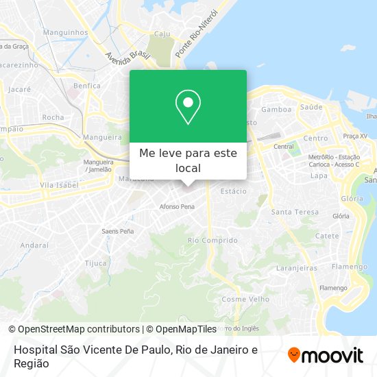 Hospital São Vicente De Paulo mapa