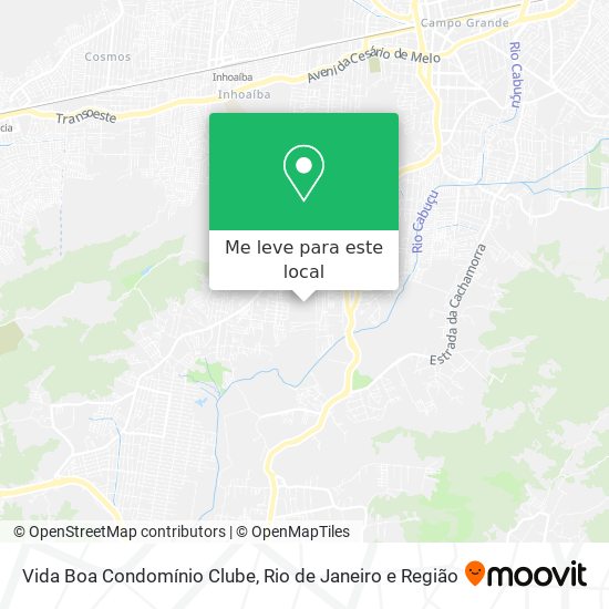 Vida Boa Condomínio Clube mapa