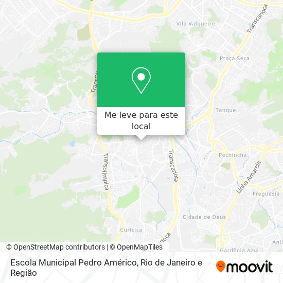 Escola Municipal Pedro Américo mapa