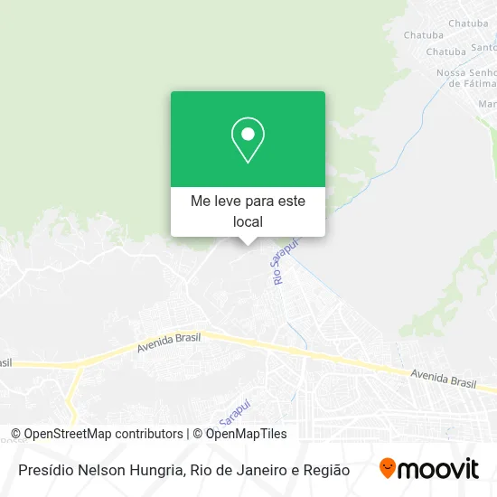 Presídio Nelson Hungria mapa