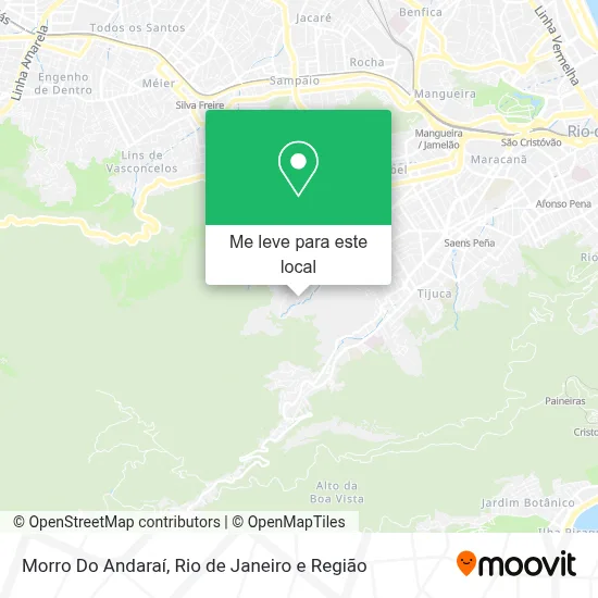 Morro Do Andaraí mapa