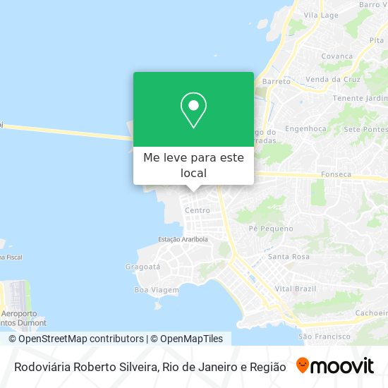 Rodoviária Roberto Silveira mapa