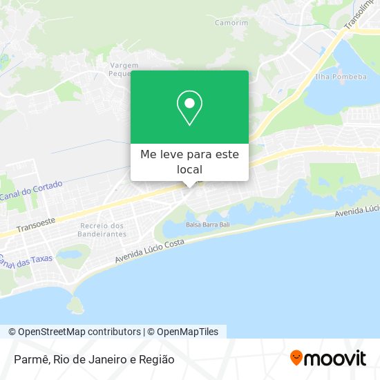 Parmê mapa