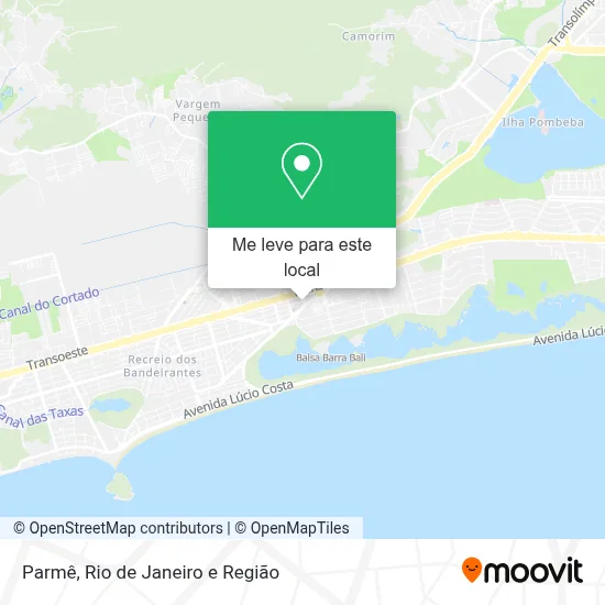 Parmê mapa