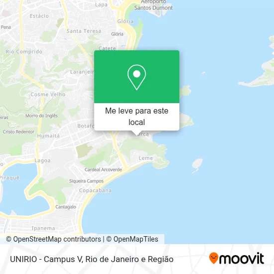 UNIRIO - Campus V mapa