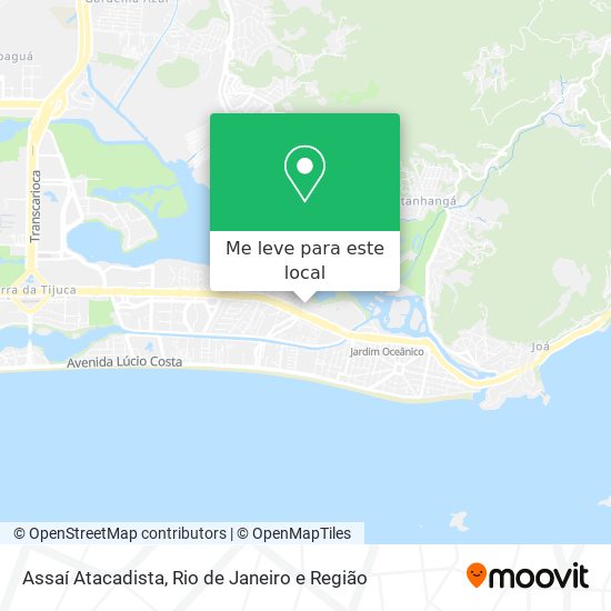 Assaí Atacadista mapa