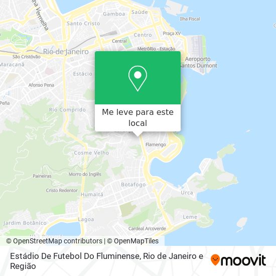 Estádio De Futebol Do Fluminense mapa