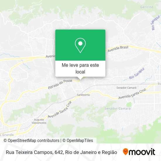 Rua Teixeira Campos, 642 mapa