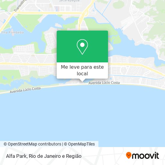 Alfa Park mapa