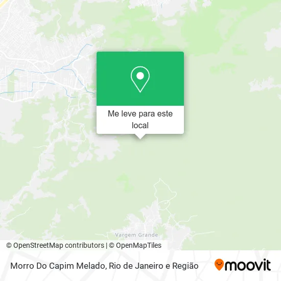 Morro Do Capim Melado mapa