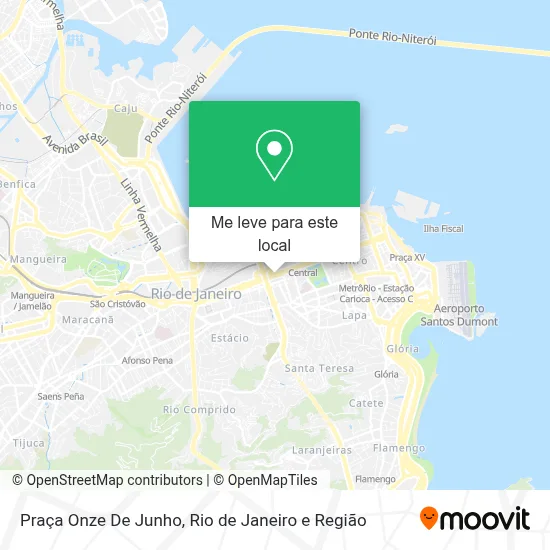 Praça Onze De Junho mapa