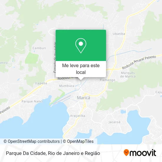 Parque Da Cidade mapa