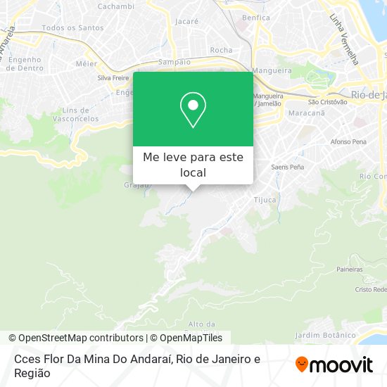 Cces Flor Da Mina Do Andaraí mapa