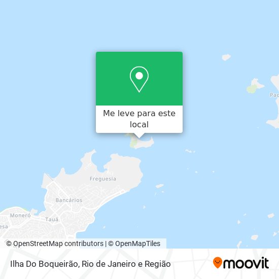 Ilha Do Boqueirão mapa