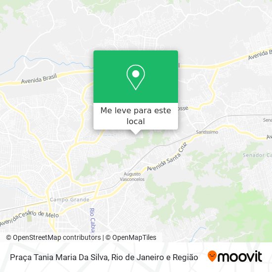 Praça Tania Maria Da Silva mapa