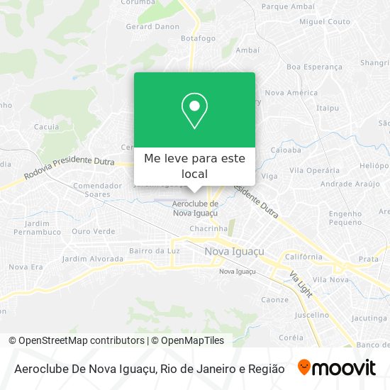 Aeroclube De Nova Iguaçu mapa