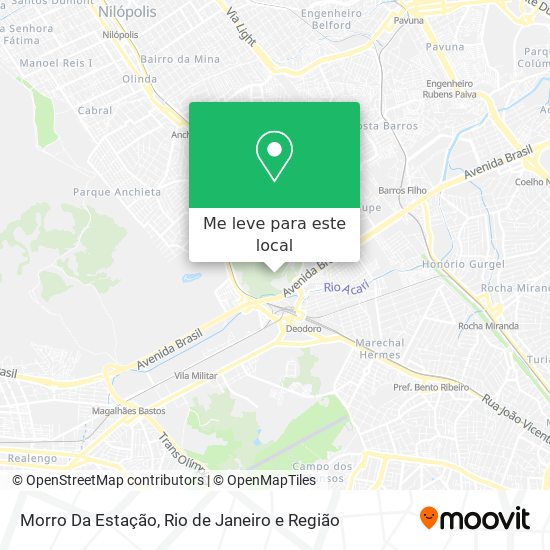 Morro Da Estação mapa