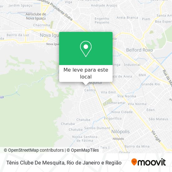 Tênis Clube De Mesquita mapa
