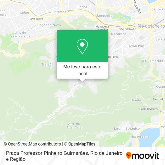 Praça Professor Pinheiro Guimarães mapa