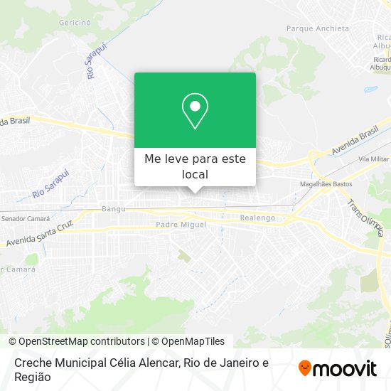 Creche Municipal Célia Alencar mapa