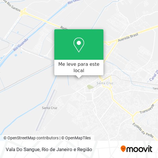 Vala Do Sangue mapa