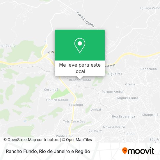 Rancho Fundo mapa