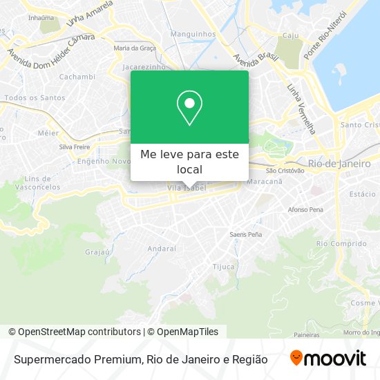 Supermercado Premium mapa