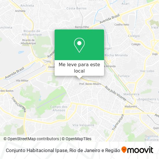 Conjunto Habitacional Ipase mapa