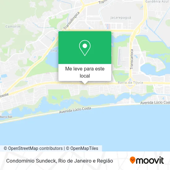 Condomínio Sundeck mapa