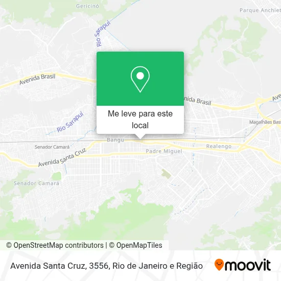 Avenida Santa Cruz, 3556 mapa