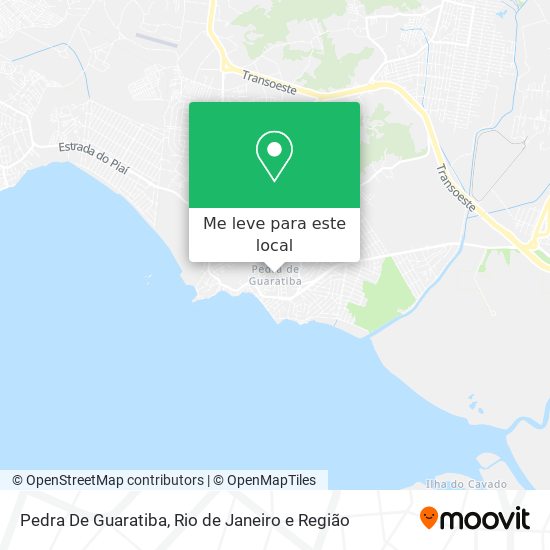 Pedra De Guaratiba mapa