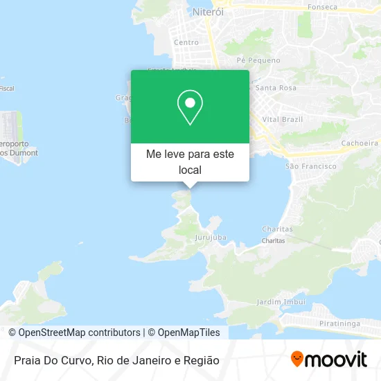 Praia Do Curvo mapa