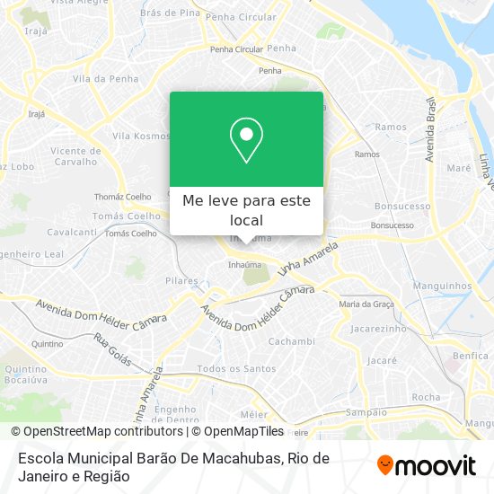 Escola Municipal Barão De Macahubas mapa