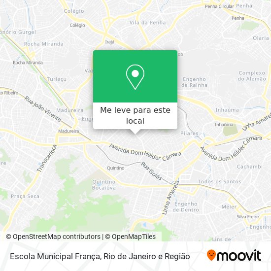 Escola Municipal França mapa