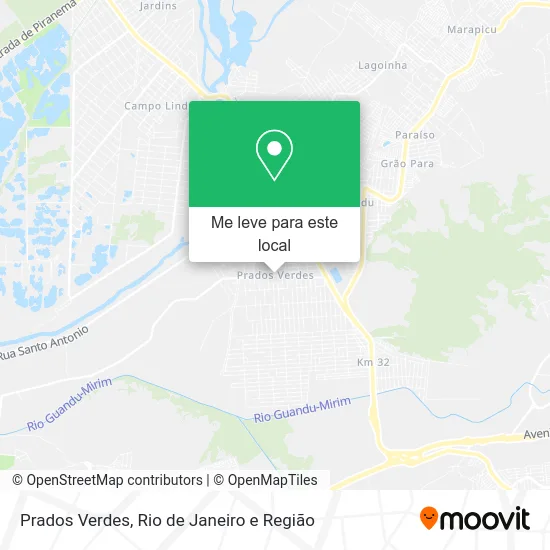 Prados Verdes mapa