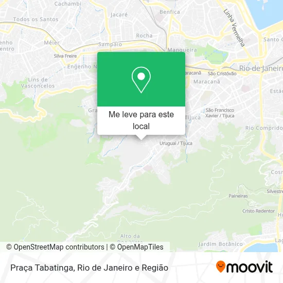 Praça Tabatinga mapa