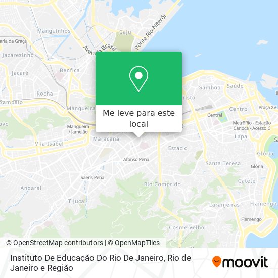 Instituto De Educação Do Rio De Janeiro mapa