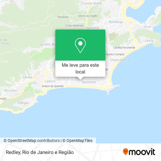 Redley mapa