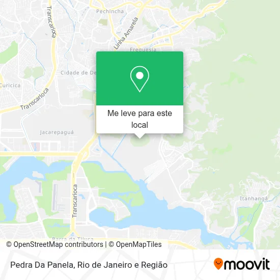 Pedra Da Panela mapa
