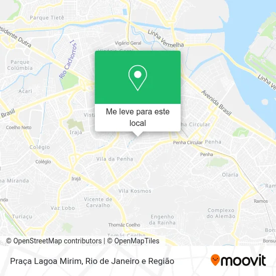 Praça Lagoa Mirim mapa
