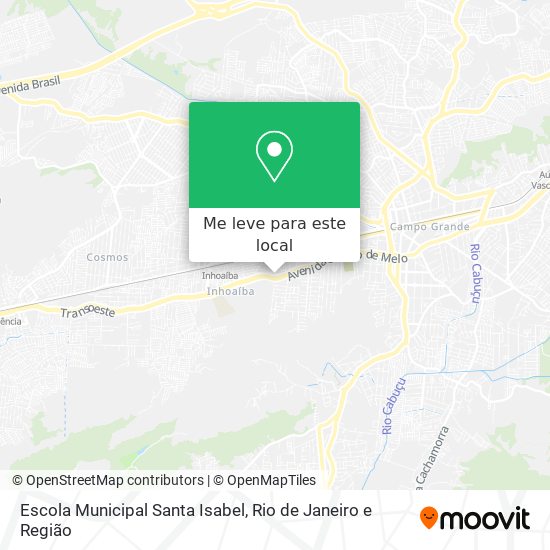Escola Municipal Santa Isabel mapa