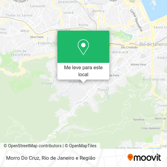 Morro Do Cruz mapa