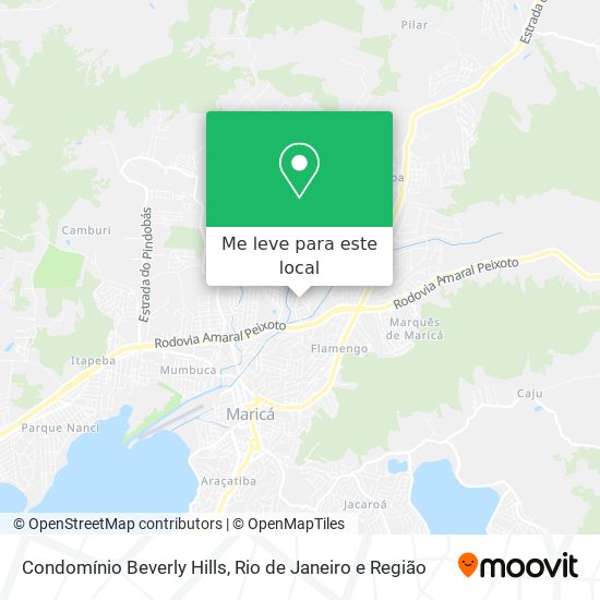 Condomínio Beverly Hills mapa