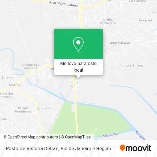 Posto De Vistoria Detran mapa