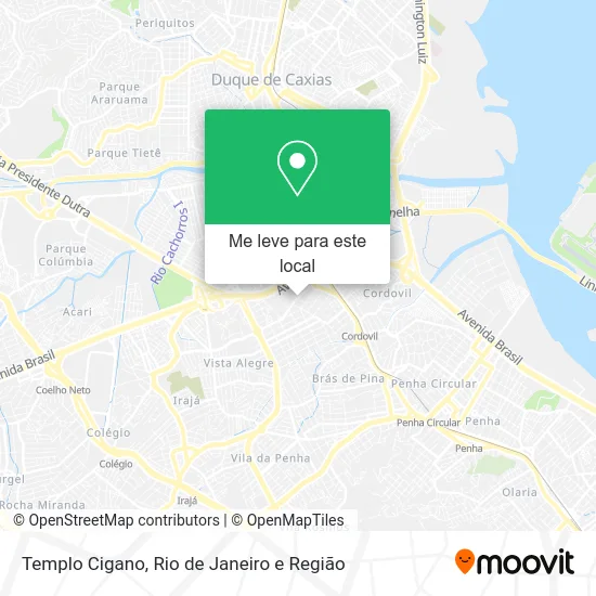 Templo Cigano mapa