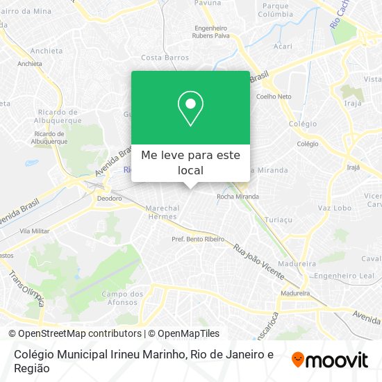 Colégio Municipal Irineu Marinho mapa