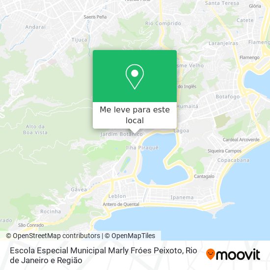 Escola Especial Municipal Marly Fróes Peixoto mapa