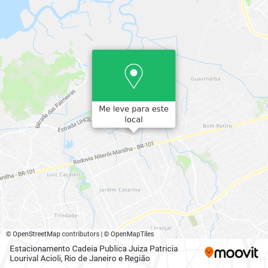Estacionamento Cadeia Publica Juiza Patricia Lourival Acioli mapa
